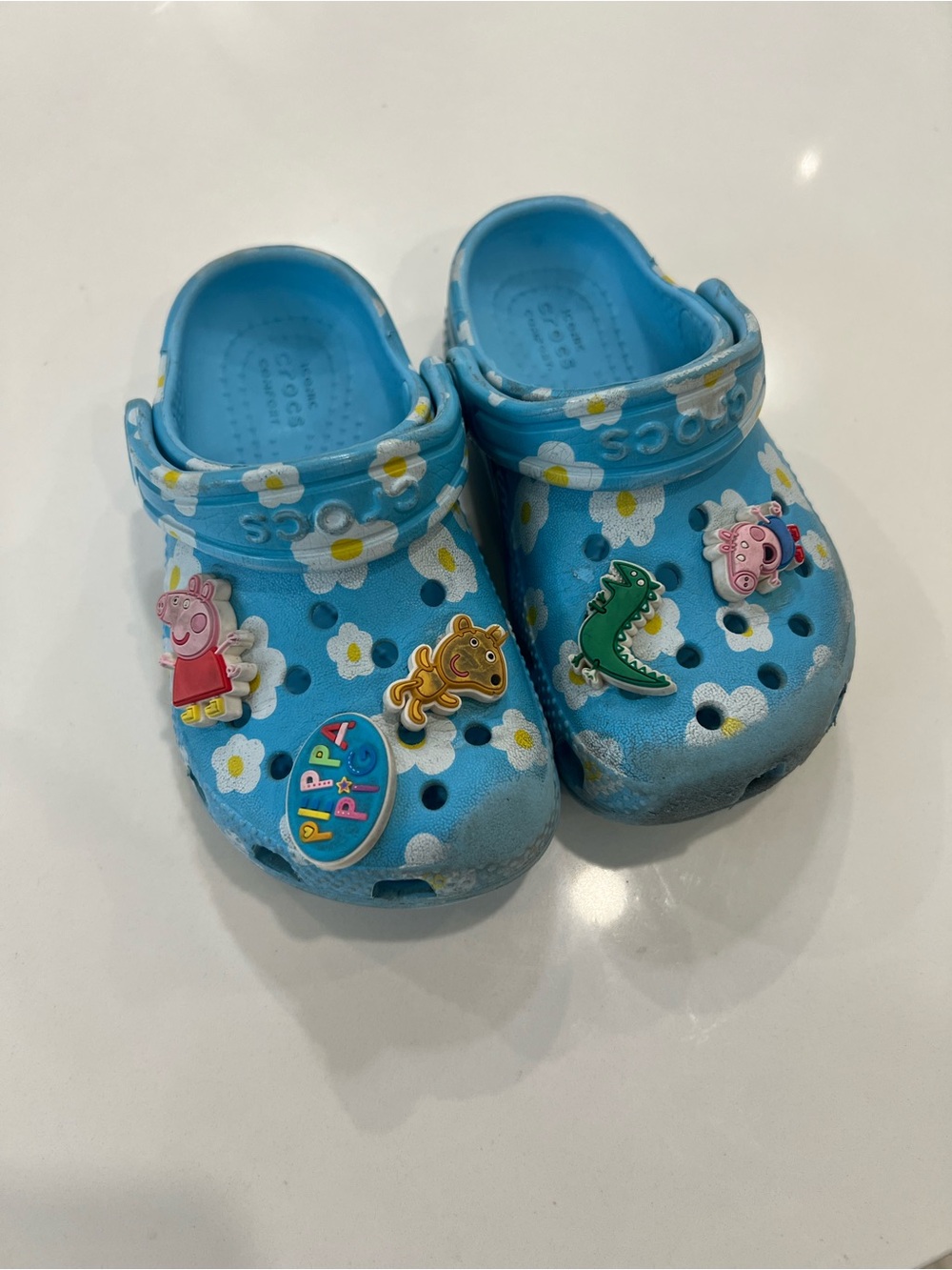 Crocs with Peppa Pig Charms